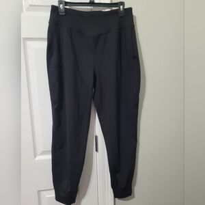 Tek Gear Black Track Pants Smooth Fabric